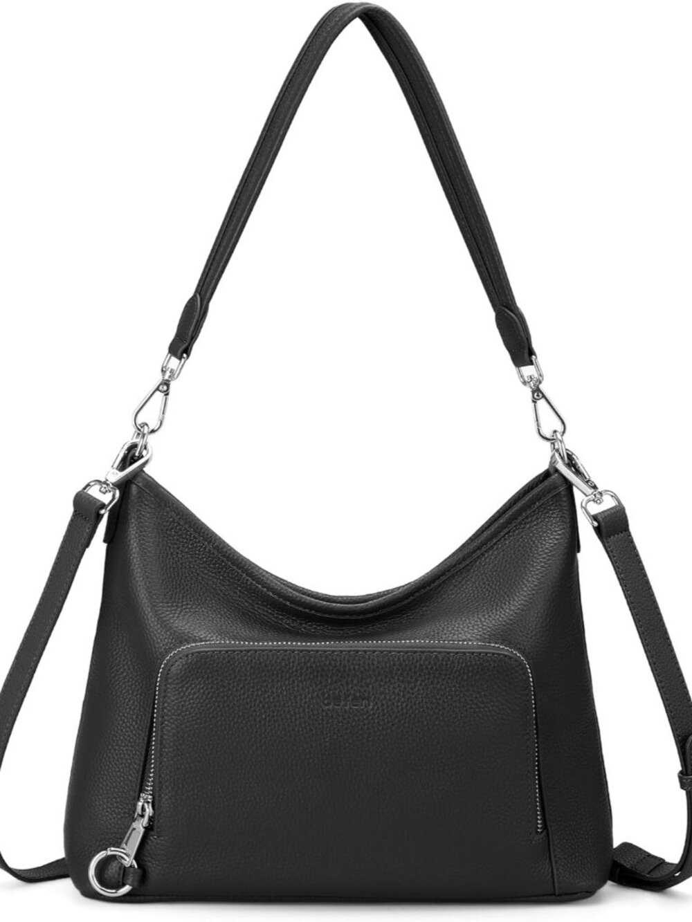 Genuine Leather Hobo Bag Purses for Women, Anti Theft Leather Purse